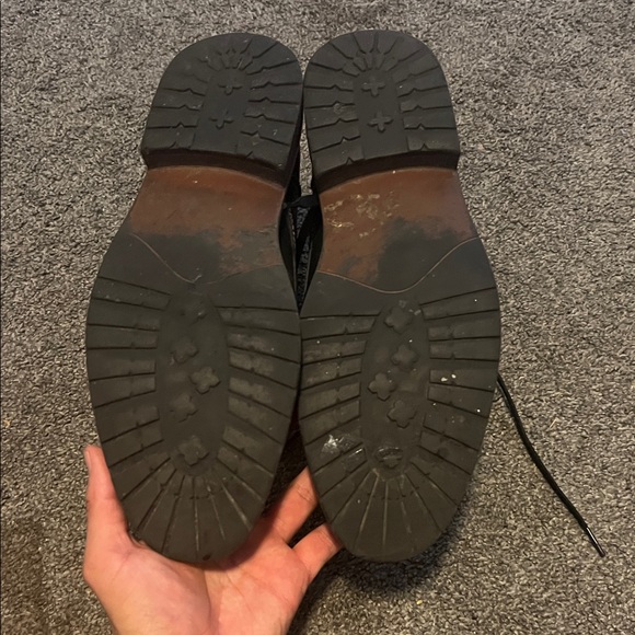 Men's Perry Elis Portfolio Black Leather Boots - Picture 7 of 7